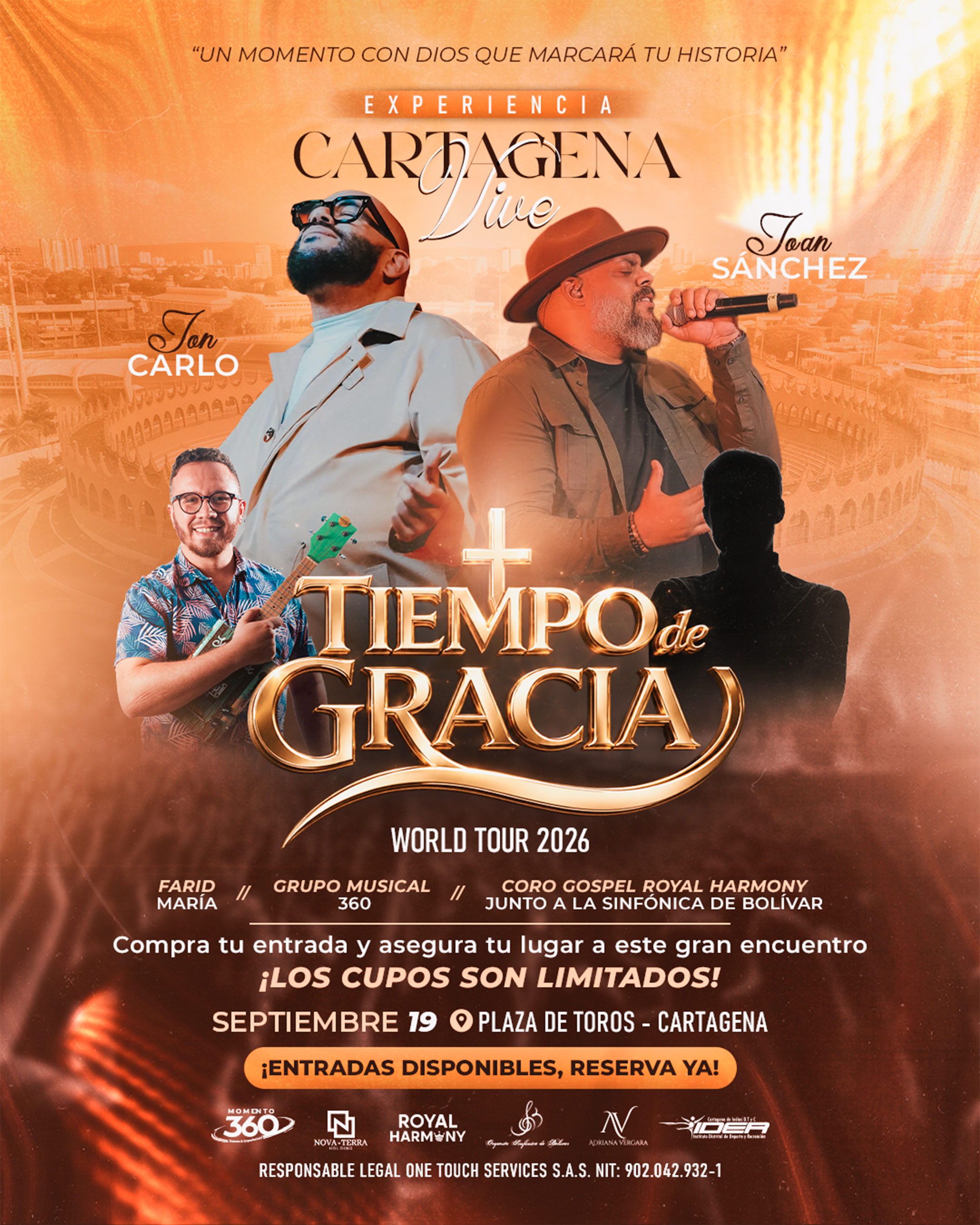 Momento360 anuncia el Tiempo de Gracia World Tour 2026