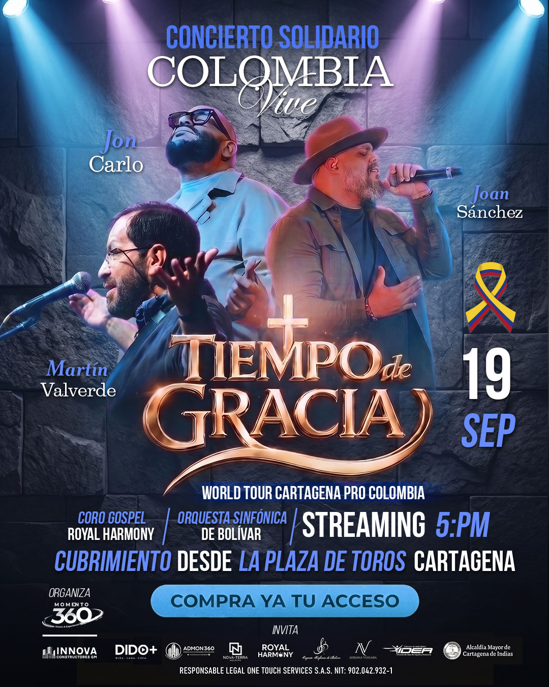 Tiempo de Gracia Cartagena - Pro Colombia — Streaming